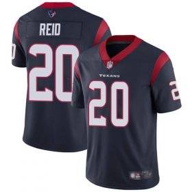 Wholesale Cheap Nike Texans #20 Justin Reid Navy Blue Team Color Men\'s Stitched NFL Vapor Untouchable Limited Jersey