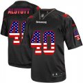 Wholesale Cheap Nike Buccaneers #40 Mike Alstott Black Men's Stitched NFL Elite USA Flag Fashion Jersey