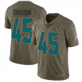 Wholesale Cheap Nike Jaguars #45 K'Lavon Chaisson Olive Youth Stitched NFL Limited 2017 Salute To Service Jersey