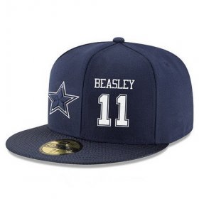 Wholesale Cheap Dallas Cowboys #11 Cole Beasley Snapback Cap NFL Player Navy Blue with White Number Stitched Hat