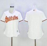 Wholesale Cheap Orioles Blank White Women's Home Stitched MLB Jersey