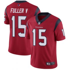 Wholesale Cheap Nike Texans #15 Will Fuller V Red Alternate Men\'s Stitched NFL Vapor Untouchable Limited Jersey