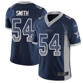 Wholesale Cheap Nike Cowboys #54 Jaylon Smith Navy Blue Team Color Men\'s Stitched NFL Limited Rush Drift Fashion Jersey