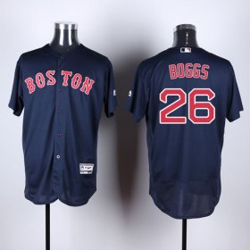 Wholesale Cheap Red Sox #26 Wade Boggs Navy Blue Flexbase Authentic Collection Stitched MLB Jersey