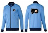 Wholesale Cheap NHL Philadelphia Flyers Zip Jackets Light Blue
