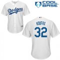 Wholesale Cheap Dodgers #32 Sandy Koufax White Cool Base Stitched Youth MLB Jersey