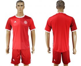 Wholesale Cheap Danmark Blank Red Home Soccer Country Jersey