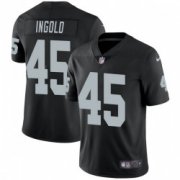 Wholesale Cheap Youth Las Vegas Raiders #45 Alec Ingold Limited Black Team Color Vapor Untouchable Jersey