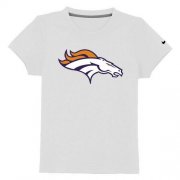 Wholesale Cheap Denver Broncos Sideline Legend Authentic Logo Youth T-Shirt White