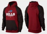 Wholesale Cheap Buffalo Bills Critical Victory Pullover Hoodie Burgundy Red & Black