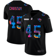 Cheap Jacksonville Jaguars #45 K'Lavon Chaisson Men's Nike Multi-Color Black 2020 NFL Crucial Catch Vapor Untouchable Limited Jersey