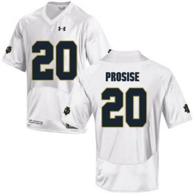 Wholesale Cheap Notre Dame Fighting Irish 20 C.J. Prosise White College Football Jersey