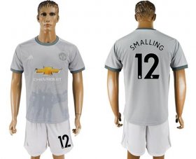 Wholesale Cheap Manchester United #12 Smalling Sec Away Soccer Club Jersey