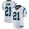 Wholesale Cheap Nike Panthers #21 Jeremy Chinn White Men's Stitched NFL Vapor Untouchable Limited Jersey