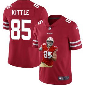 Cheap San Francisco 49ers #85 George Kittle Nike Team Hero 2 Vapor Limited NFL Jersey Red