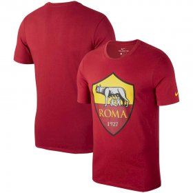 Wholesale Cheap AS Roma Nike Team Crest T-Shirt Crimson