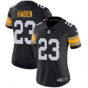 Wholesale Cheap Nike Steelers #23 Joe Haden Black Alternate Women's Stitched NFL Vapor Untouchable Limited Jersey