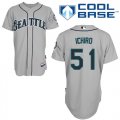 Wholesale Cheap Mariners #51 Ichiro Suzuki Grey Cool Base Stitched MLB Jersey