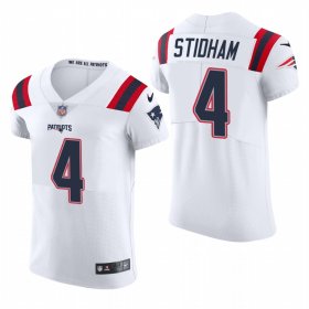 Cheap New England Patriots #4 Jarrett Stidham Nike Men\'s White Team Color Men\'s Stitched NFL 2020 Vapor Untouchable Elite Jersey