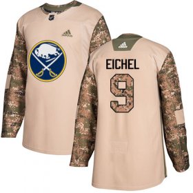 Wholesale Cheap Adidas Sabres #9 Jack Eichel Camo Authentic 2017 Veterans Day Youth Stitched NHL Jersey