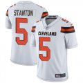 Wholesale Cheap Nike Browns #5 Drew Stanton White Men's Stitched NFL Vapor Untouchable Limited Jersey