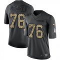 Wholesale Cheap Nike Falcons #76 Kaleb McGary Black Men's Stitched NFL Limited 2016 Salute To Service Jersey