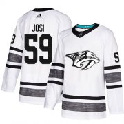 Wholesale Cheap Adidas Predators #59 Roman Josi White Authentic 2019 All-Star Stitched Youth NHL Jersey
