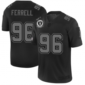 Wholesale Cheap Raiders #96 Clelin Ferrell Men\'s Nike Black 2019 Salute to Service Limited Stitched NFL Jersey