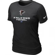 Wholesale Cheap Women's Nike Atlanta Falcons Critical Victory NFL T-Shirt Black