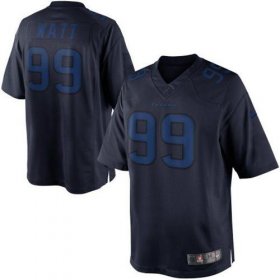 Wholesale Cheap Nike Texans #99 J.J. Watt Navy Blue Men\'s Stitched NFL Drenched Limited Jersey