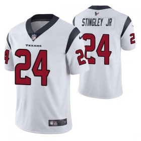 Wholesale Cheap Men\'s Houston Texans #24 Derek Stingley Jr. White Vapor Untouchable Limited Stitched Jersey