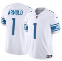 Cheap Youth Detroit Lions #1 Terrion Arnold White 2024 Draft F.U.S.E. Vapor Untouchable Limited Football Stitched Jersey