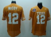 Wholesale Cheap Texas Longhorns #12 McCoy Orange Jersey