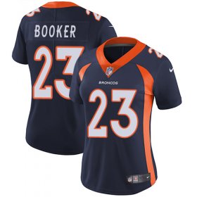 Wholesale Cheap Nike Broncos #23 Devontae Booker Blue Alternate Women\'s Stitched NFL Vapor Untouchable Limited Jersey