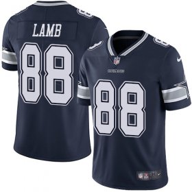 Wholesale Cheap Nike Cowboys #88 CeeDee Lamb Navy Blue Team Color Men\'s Stitched NFL Vapor Untouchable Limited Jersey