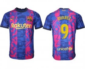 Wholesale Cheap Men 2021-2022 Club Barcelona blue training suit aaa version 9 Soccer Jerseys