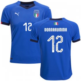 Wholesale Cheap Italy #12 Donnarumma Home Kid Soccer Country Jersey