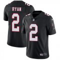 Wholesale Cheap Nike Falcons #2 Matt Ryan Black Alternate Men's Stitched NFL Vapor Untouchable Limited Jersey