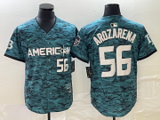 Wholesale Cheap Men's Tampa Bay Rays #56 Randy Arozarena Teal 2023 All Star Cool Base Stitched Jersey