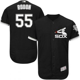 Wholesale Cheap White Sox #55 Carlos Rodon Black Flexbase Authentic Collection Stitched MLB Jersey