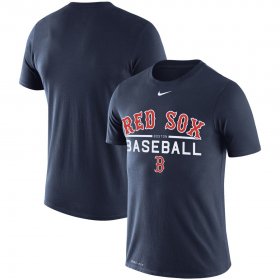 Wholesale Cheap Boston Red Sox Nike Practice Performance T-Shirt Navy