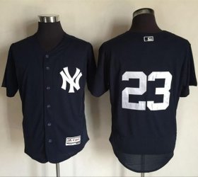 Wholesale Cheap Yankees #23 Don Mattingly Navy Blue Flexbase Authentic Collection Stitched MLB Jersey