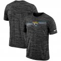 Wholesale Cheap Jacksonville Jaguars Nike Sideline Velocity Performance T-Shirt Heathered Black