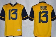 Wholesale Cheap West Virginia Mountaineers #13 Andrew Buie 2013 Yellow Limited Jersey