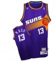 Wholesale Cheap Phoenix Suns #13 Steve Nash Purple Swingman Throwback Jersey