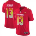 Wholesale Cheap Nike Chargers #13 Keenan Allen Red Men's Stitched NFL Limited AFC 2019 Pro Bowl Jersey