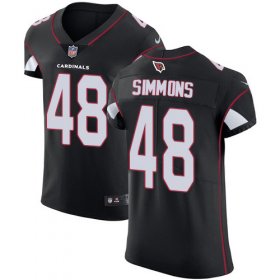 Wholesale Cheap Nike Cardinals #48 Isaiah Simmons Black Alternate Men\'s Stitched NFL New Elite Jersey
