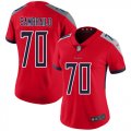 Wholesale Cheap Nike Titans #70 Ty Sambrailo Red Women's Stitched NFL Limited Inverted Legend Jersey