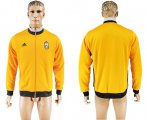 Wholesale Cheap Juventus Soccer Jackets Yellow