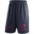 Wholesale Cheap Men's Cleveland Indians Nike Navy Dry Fly Shorts